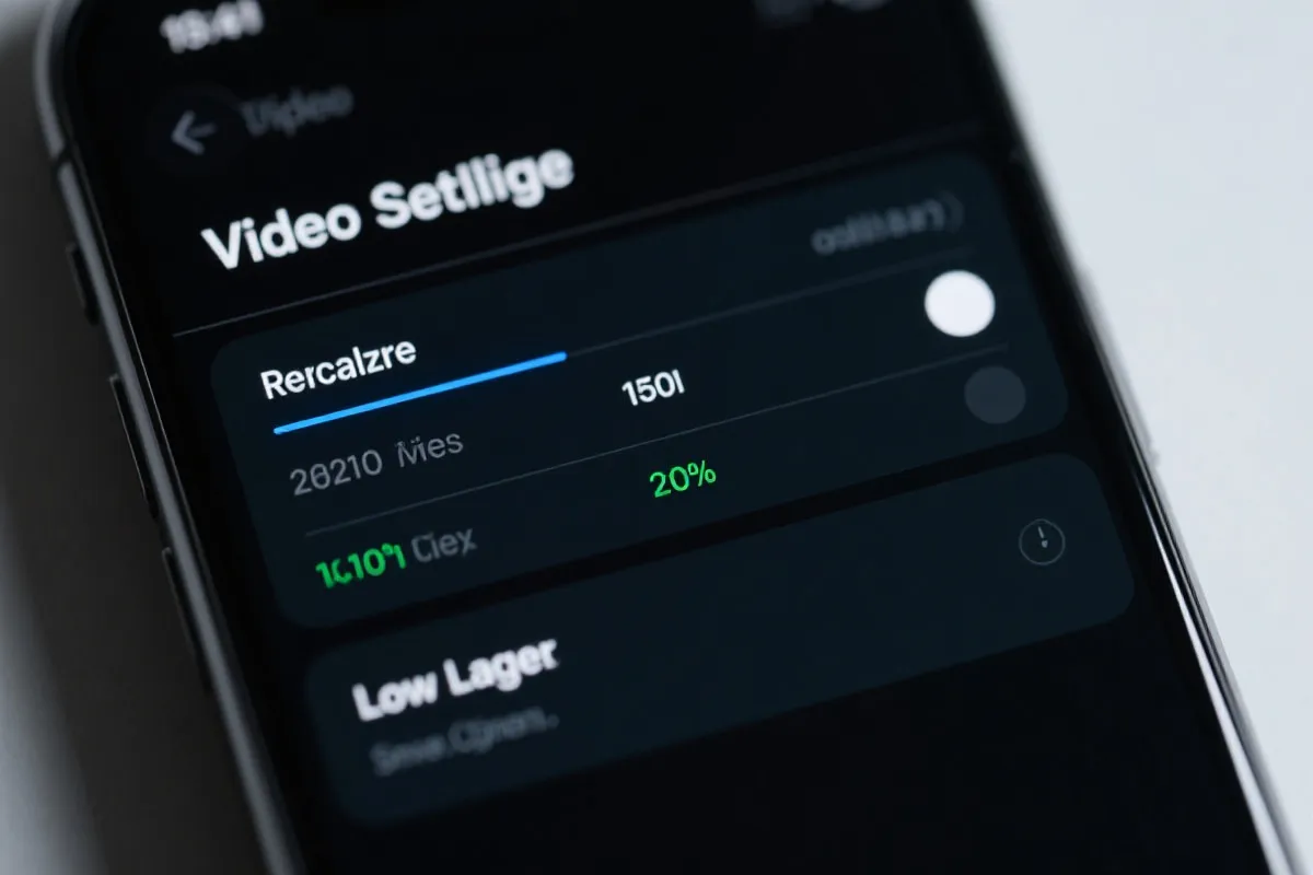 直播清晰度与低延迟选项示意图